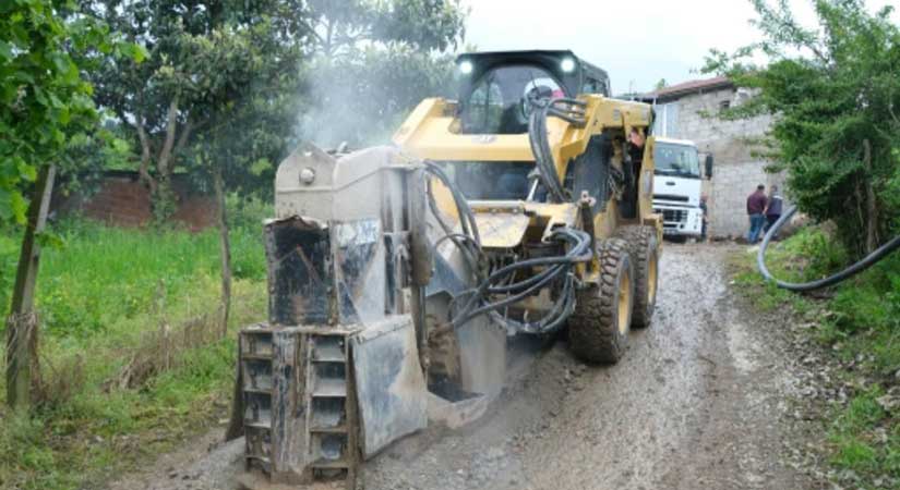 Bulancak Belediyesi’nden su hattı çalışması