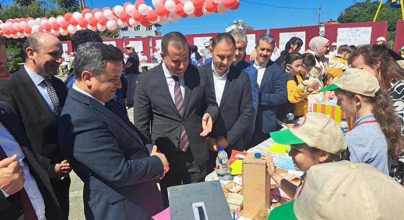 Çavuşlu’daki Bilim Fuarına yoğun ilgi