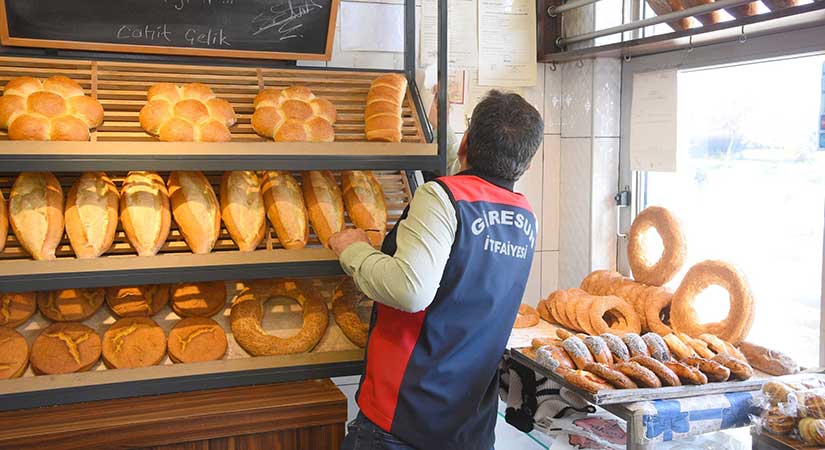 Giresun’da fırın ve pidecilere sıkı denetim