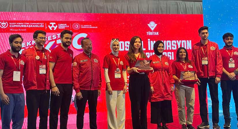 Giresunlu gençler Kıbrıs’tan ödülle döndü!