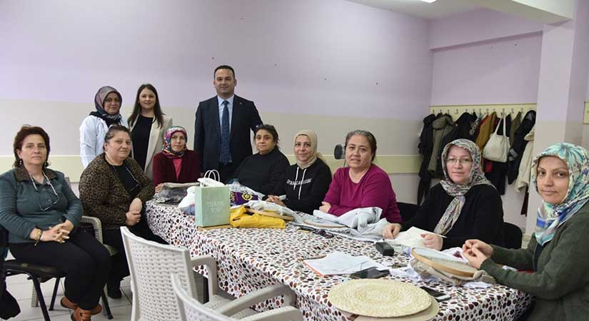 Göreleli kadınlar kurslarda harikalar yaratıyor!