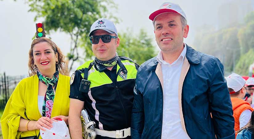 Trafik Haftasında miniklerden anlamlı mesaj