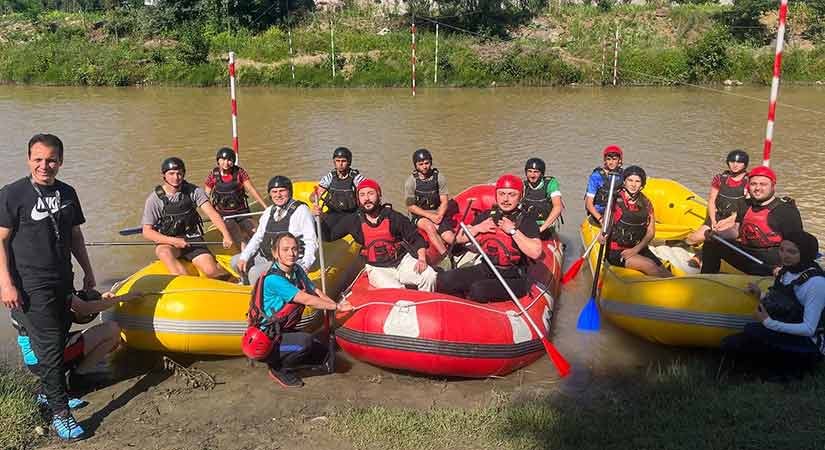 Şampiyonlara ziyaret: Elmas’tan destek sözü!