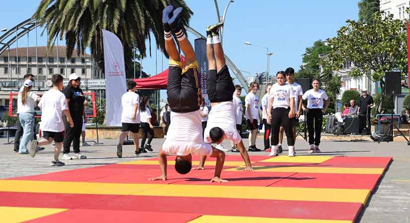 “Spor Bağımlılıklardan Korur” temasıyla anlamlı etkinlik