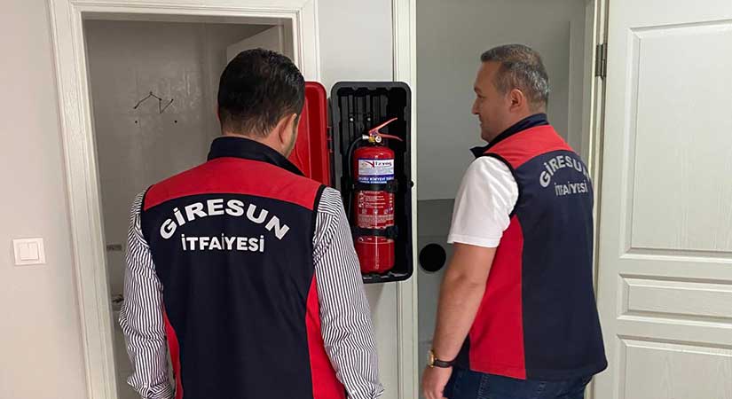 Giresun’da işyerlerinde yangın denetimleri başladı