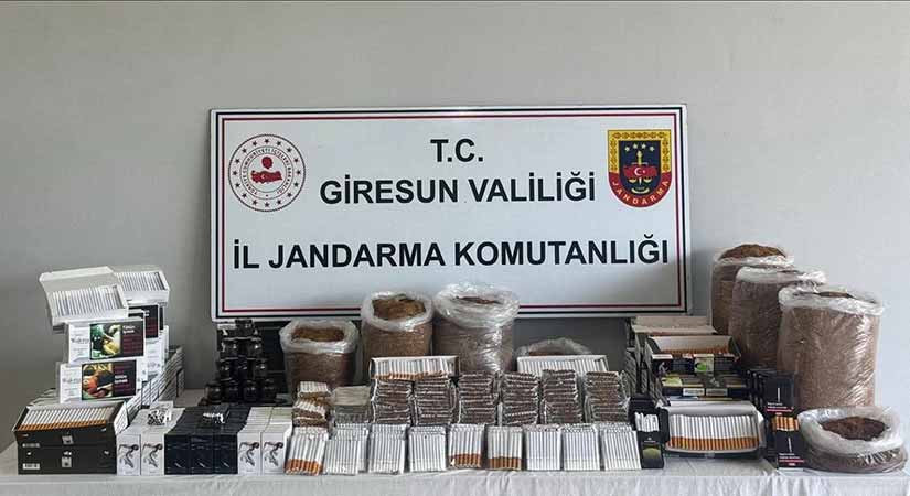 Giresun’da kaçak tütün operasyonu