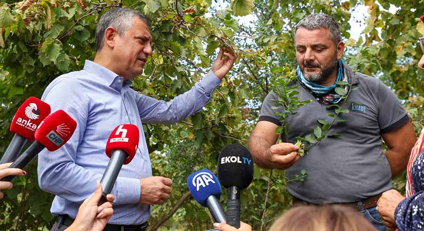 CHP Lideri Özel, fındık fiyatı konusunda net konuştu!