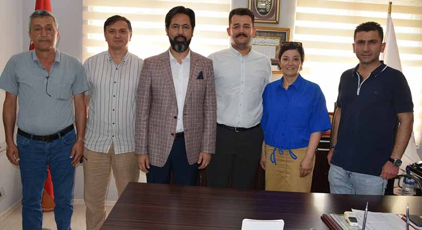 Müftü Gülbe’ye hac ziyareti yoğun ilgi gördü