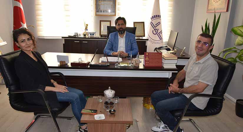 Müdürlerden Müftü Gülbe’ye tebrik ziyareti