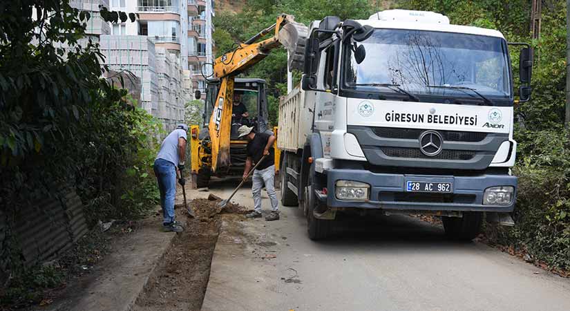 Giresun Belediyesi aralıksız sahada