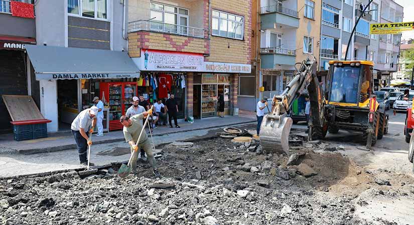Bulancak Belediyesi üst yapı çalışmalarını sürdürüyor