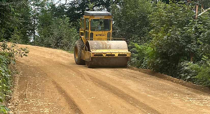 Ericek – Karaovacık yayla yolu asfaltlanıyor