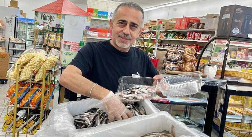 Sezonun ilk Hamsisi Amerika’da tezgâhlarda