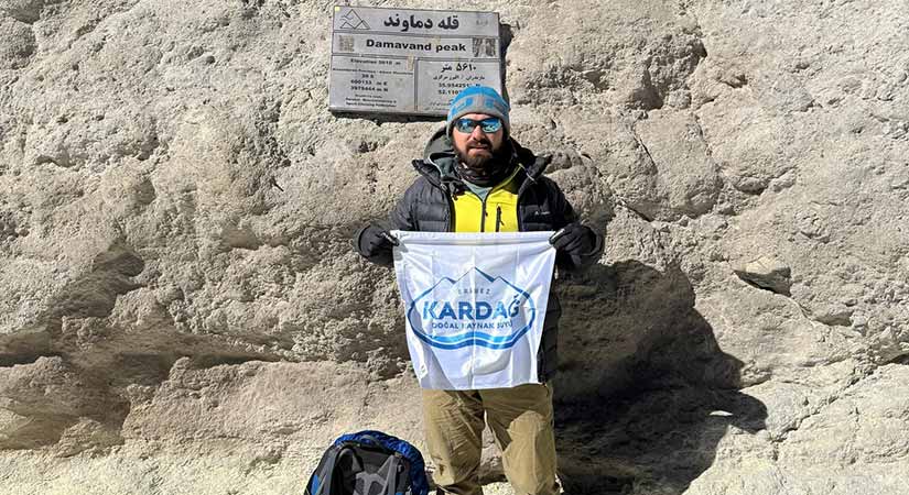 Giresunlu Dağcı Cemre Demiröz 5.610 metrede Giresun’un adını yazdı