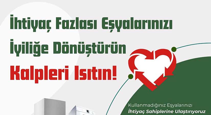 Bulancak’ta kullanılmayan eşyalar ihtiyaç sahiplerine ulaştırılıyor