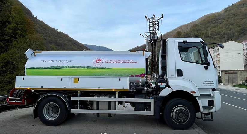 Dereli’ye afet müdahalesinde güçlü destek