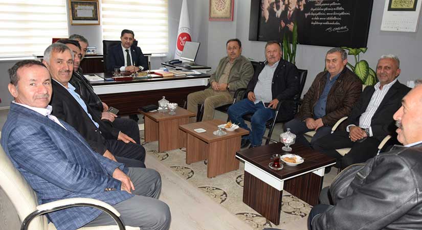 Muhtarlardan müftülükte görüş alışverişi