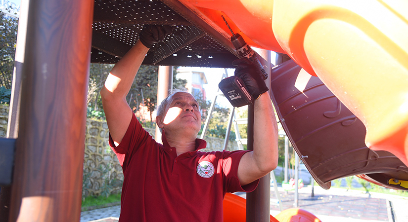 Giresun Belediyesi park yenileme atağı