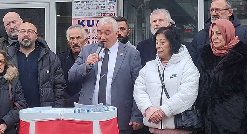 Şebinkarahisar’da kültür ve iş merkezine hayır mitingi