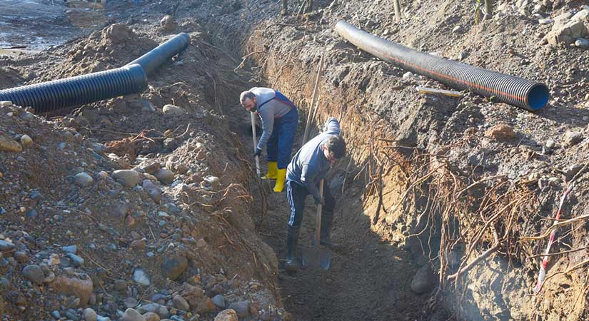 Giresun Belediyesi Teyyaredüzü’nde hat yeniledi