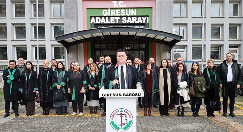 Giresun Barosu’ndan kınama ve takip mesajı