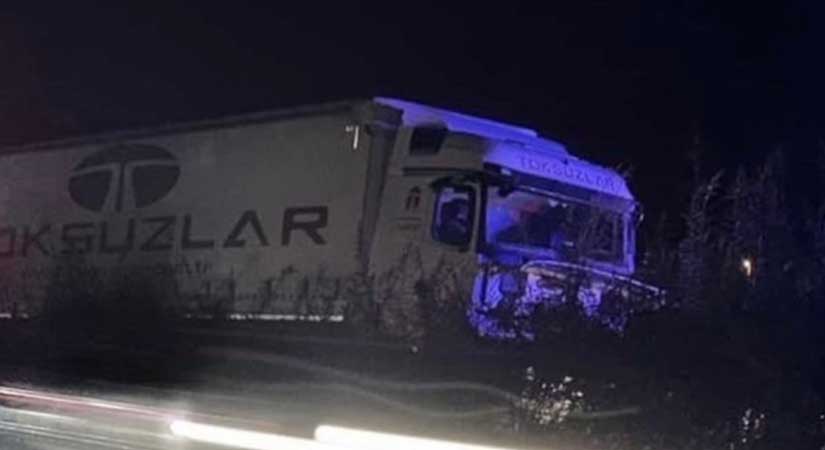 Bulancak’ta TIR kazası can aldı