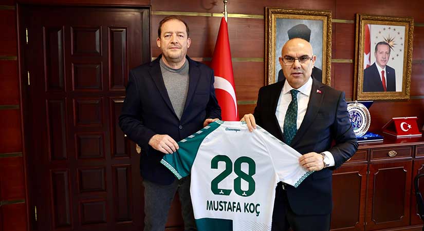 Giresunspor yönetiminden Vali Koç’a ziyaret
