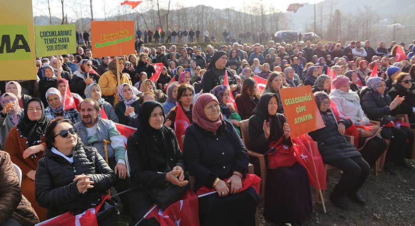 Espiye’de çöp tesisine sert tepki