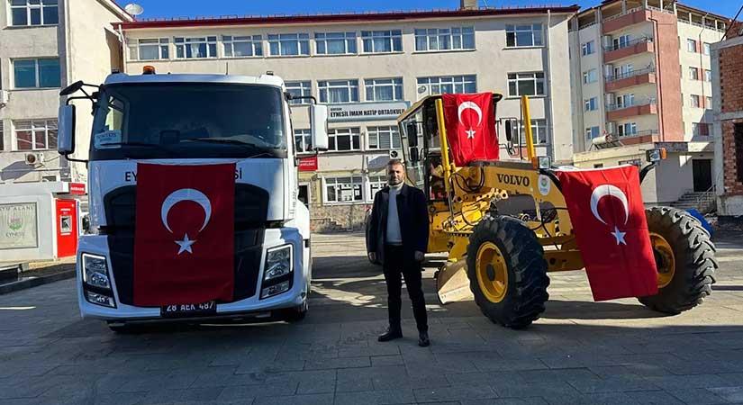 Eynesil Belediyesi araç filosunu güçlendirdi