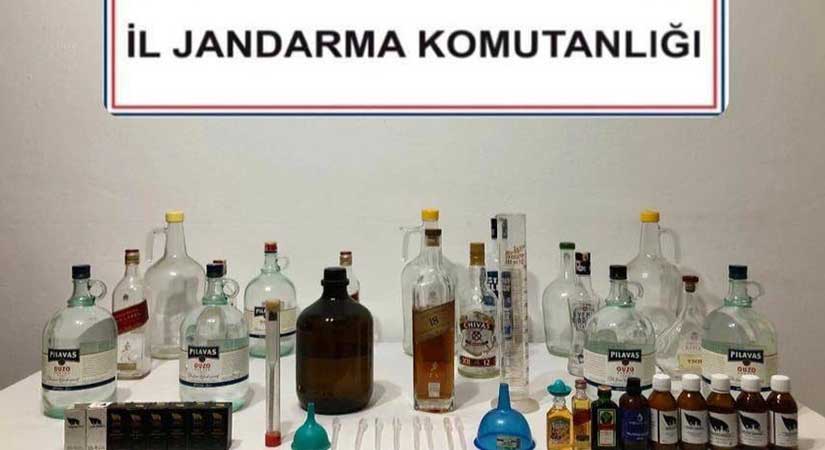 Keşap ve Eynesil’de 68 litre kaçak alkol ele geçirildi