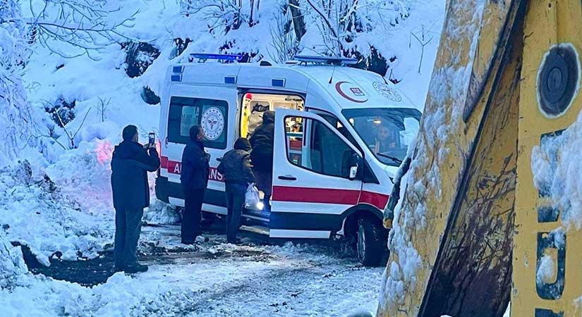 İl Özel İdaresi ekipleri hastaya ulaştı