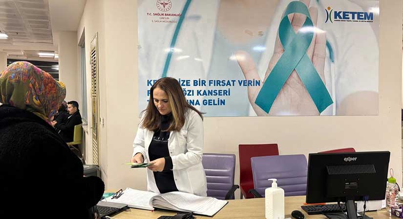 Giresun’da Serviks Kanseri için farkındalık çalışması
