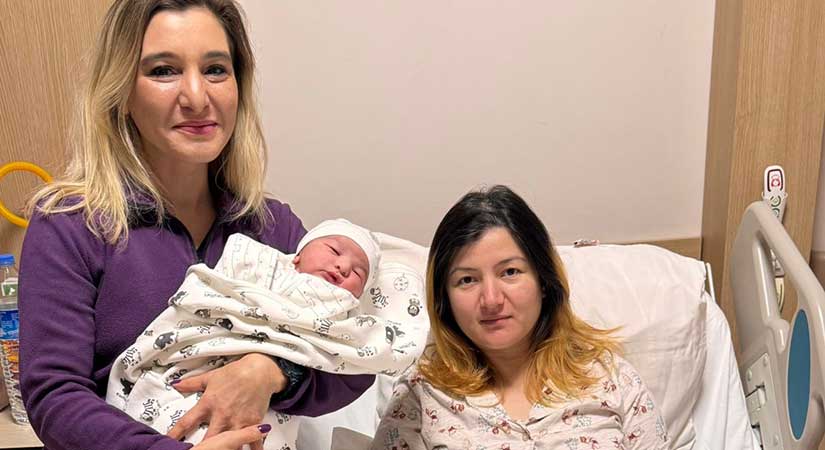 Giresun’da 2026’nın ilk bebeği Mete