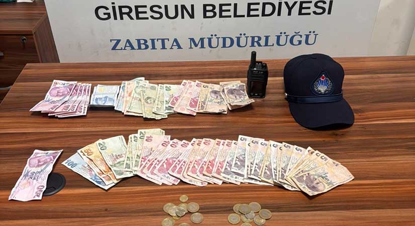 Giresun Belediye Zabıtası dilencilere karşı sahaya indi