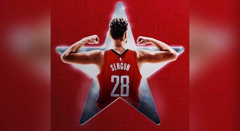 Alperen Şengün zirvede gururumuz oldu