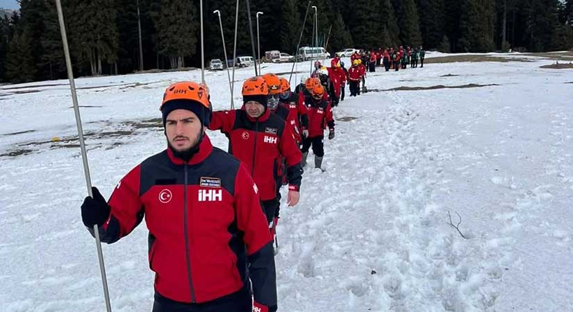 Giresun’da çığ tatbikatı gerçeği aratmadı