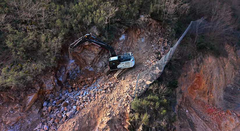 Doğankent’te heyelan alarmı verildi