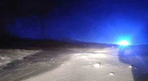 Kapanan yol gece boyu çalışmayla açıldı