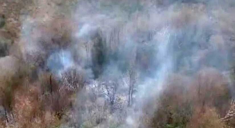 Görele’de örtü yangını kontrol altında