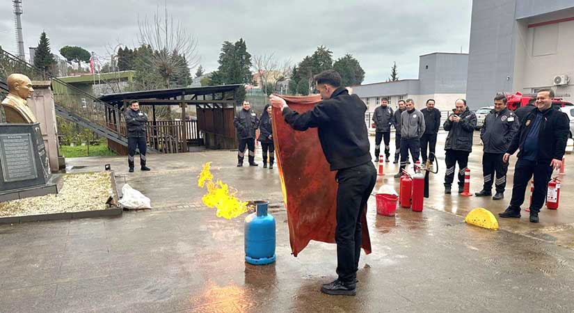 Hastanede yangın güvenliği seferberliği
