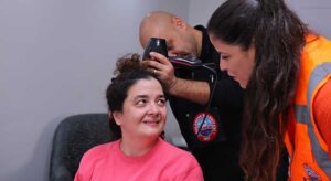 Bulancak’ta evde kuaför hizmeti başladı