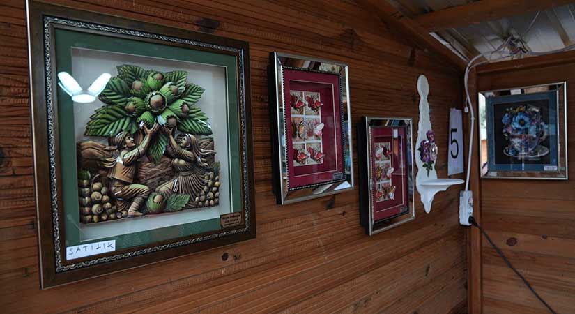 Giresun’da Sevgililer Günü pazarı kapılarını açtı