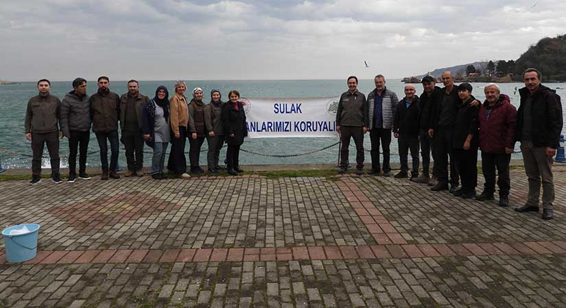 Sulak alanlar için Tirebolu’da farkındalık etkinliği