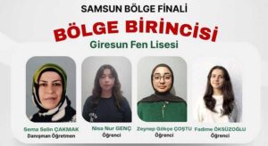 Giresunlu Öğrenciler TÜBİTAK finalinde
