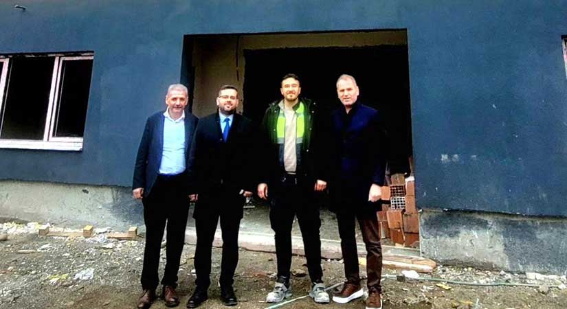 Öğretmenevi inşaatında sona doğru