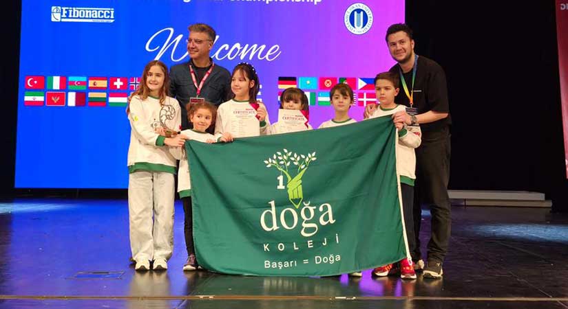 Giresun Doğa Koleji robotikte Türkiye’ye damga vurdu