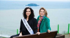 Miss Turkey güzeli Saraydemir’den anlamlı ziyaret