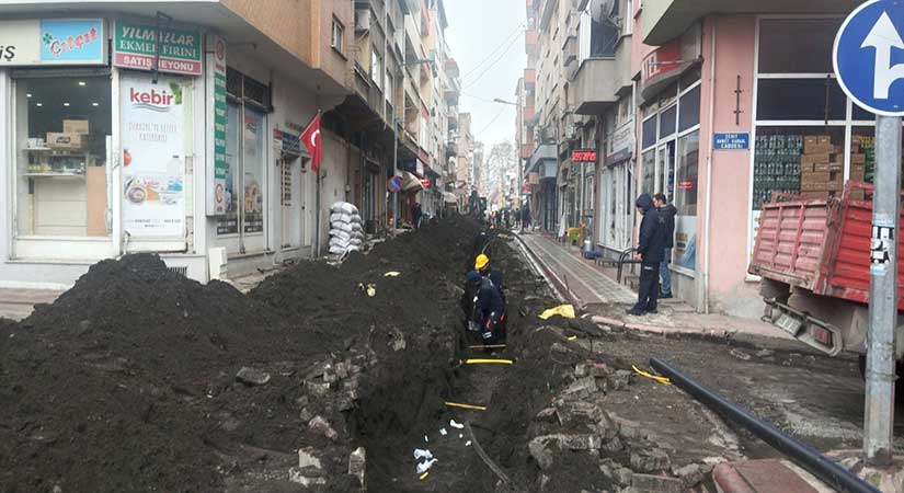 Eynesil’de içme suyu hattı baştan yenileniyor