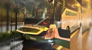 Giresunspor Kafilesi Giresun’da Kaza Geçirdi