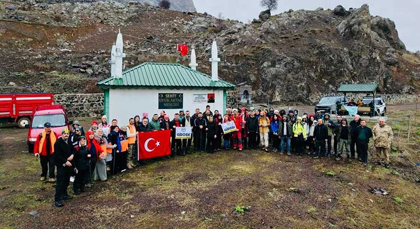GİDOSK Şebinkarahisar’da zirveye ulaştı, doğa ve tarih buluştu